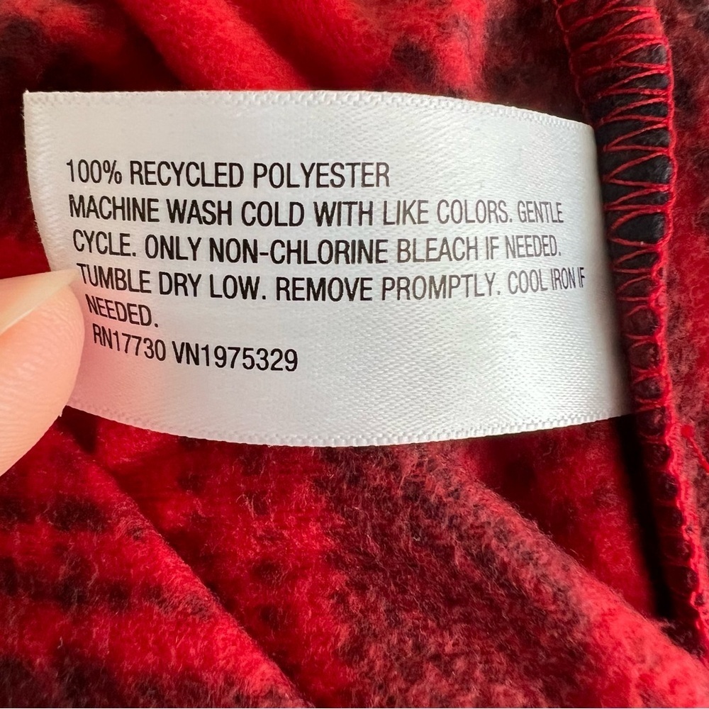 Wondershop Men's Red and Black Plaid Pajama Pants- M - Picture 6 of 6